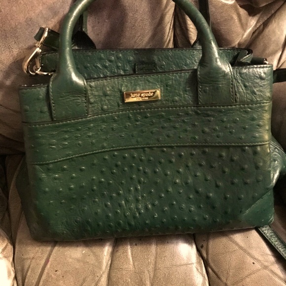 kate spade Handbags - Beautiful Kate Spade green satchel!